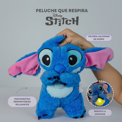 Stitch que Respira Peluche Anti-Estrés con Sonido Musical