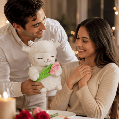 Peluche Corderito que Enamora 🐑🌷 | El Regalo Más Tierno