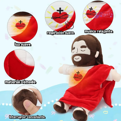 Peluche Jesús Que Respira + Mas Sonido Musical