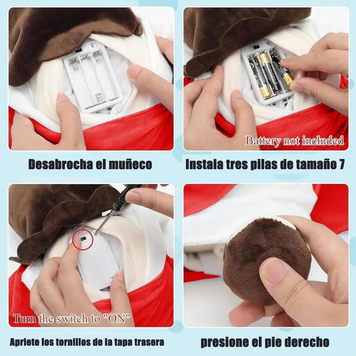 Peluche Jesús Que Respira + Mas Sonido Musical