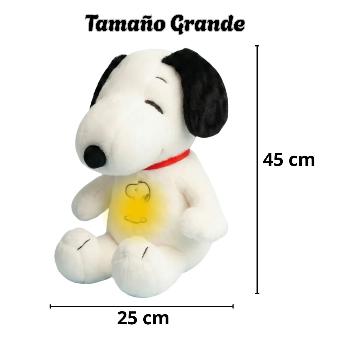 Peluche Snoopy Respiración 45 cm – El Regalo Más Tierno 🎁🐾