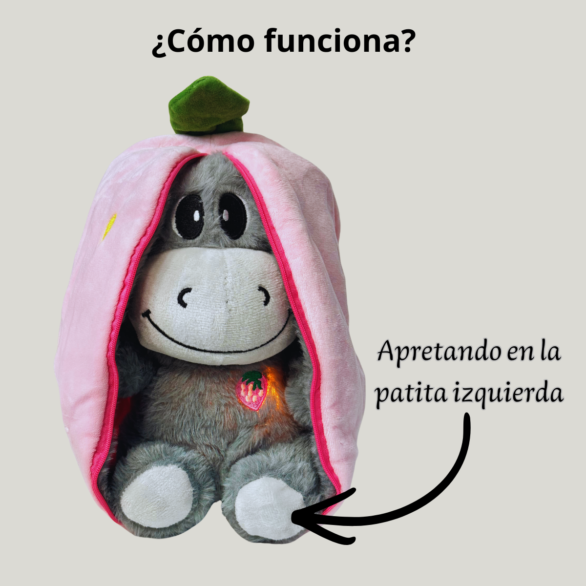 Peluche Burrito® que Respira con Música | Anti Estrés
